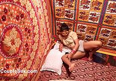 horny indian aunty begs sari fuck after wedding
