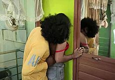 Horny Indian College Girl Enters Bedroom for Boyfriend's Big Cock Ride