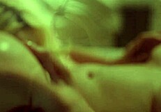 Bree Daniels and Kenna James finger kiss in sensual lesbian play