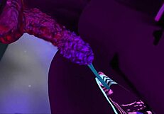 i suck this huge cock then ride dildo machine hard