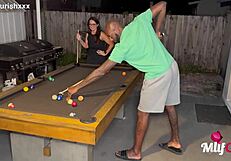 Milfcandy Samantha Pays Pool Loss with Long BBC Anal Pound