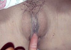 pretty amateur shaved pussy gets tight creampie after intense 1on1 fucking