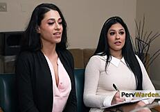 hey, can you believe the vice principal's jumping into a hot threesome with us?