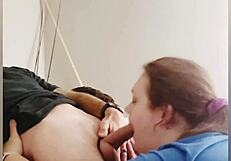 Homemade Halloween Milf Mommy Chokes on Deepthroat Face Fucking from Cheating Bbw Husband