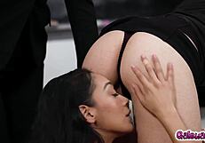 Skylar Seduces Rush Into Student Threesome