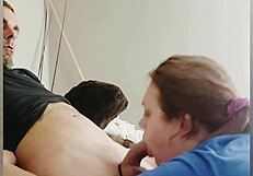 Homemade Halloween Milf Mommy Chokes on Deepthroat Face Fucking from Cheating Bbw Husband