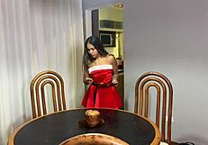 couple swaps partners shaking asses on christmas homemade