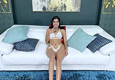 Gissell Fontana's First Anal Gaping Her Tight 18+ Hole on Lancelot's Big BBC