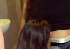 couple swaps partners shaking asses on christmas homemade