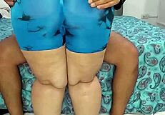 Curvy Mature Latina Deepthroats Young Stud Breathlessly in Intense Oral