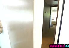 StepMommy's Skinny Tits Bounce While Riding Stepson To Silence Him!