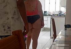 vivi guedez huge brazilian latina assfucked outdoor by lover in lingerie fetish.