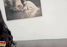 20-year-old latina teen chokes on bwc before creampie finish!