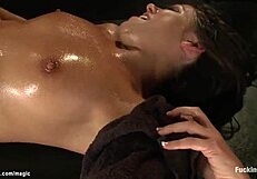 hey babe tries fisting then the fucking machine
