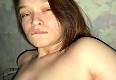 stepdaughter lies in my bed begging daddy to fuck her mouth full of cum
