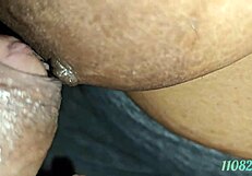 tamil wife teases hubby cock between her big boobs