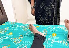 neighbor helps with wardrobe but big cock fucks her natural tits and pussy