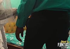 Pregnant Black Bride Bent Over Doggystyle Orgy at Wedding