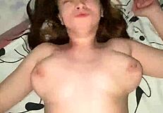stepdaughter lies in my bed begging daddy to fuck her mouth full of cum
