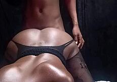 Two Curvy Ebony Teens Battle One Black Dude's Monster Cock Wet