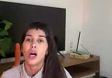 hey bf after work i masturbate huge ass pussy with dildo for you pov