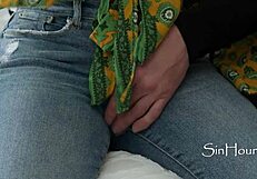 hey check out this hot brunette with natural tits getting pounded doggystyle by big cock