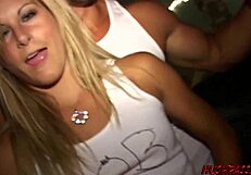 Sasha Knox Bent Over Car Hood Taking Monster Cock Doggystyle Facial Finish