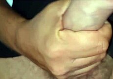 Italian Stepson's Huge Cock Fucks Bed Then Cums Hot Closeup on Phone