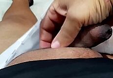 Caught Friend Fingering Juicy Pussy in Bathroom Triggers Huge Orgasm
