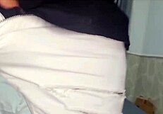 Italian Stepson's Huge Cock Fucks Bed Then Cums Hot Closeup on Phone