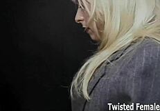 she binds you tight then teaches rough femdom lessons