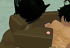 Hybrid Demon Girl Dominates Monster Hunter with Deepthroat Cowgirl