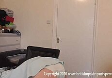 english wife mom flashes tits skirt for quick cash handjob