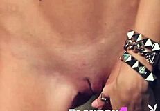 Big Tits Blonde MILF Strips Lingerie Exposes Body