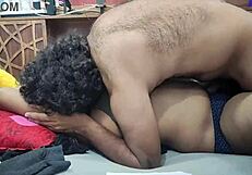blindfolded on anniversary hubby shares me with his friend
