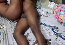 he woke tipsy ebony from sleep with dick fucking her pussy wide open part 3