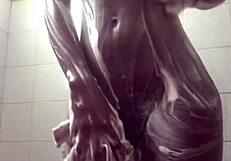 i look best soapy wet in shower tight pussy masturbation homemade