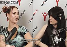 Clowns Ana Foxxx, Alison Rey, Yhivi, Reagan Foxx Jerk-Off Ready!