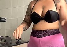 Hey hubby friend, dinner's ready but my pussy's the real halloween treat??