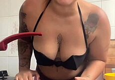 Hey hubby friend, dinner's ready but my pussy's the real halloween treat??