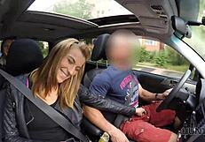 hunt4k. i picked up this hot teen gf, bent her over in the car for cash while her old cuck watches