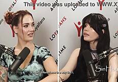 Clowns Ana Foxxx, Alison Rey, Yhivi, Reagan Foxx Jerk-Off Ready!