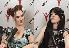 Clowns Ana Foxxx, Alison Rey, Yhivi, Reagan Foxx Jerk-Off Ready!
