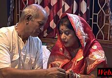 Indian housewife gets guru ji's dirty sex treatment roleplay