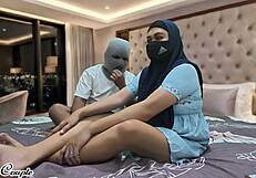 asian chubby milf rides cock after panty sniffing humiliation