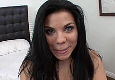 curvy latina's fat ass takes monster cock creampie deep
