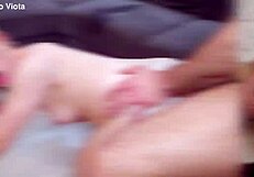 french slut takes extreme pee dp with monster dildo atm