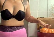 Hey hubby friend, dinner's ready but my pussy's the real halloween treat??