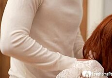 Redhead Pianist Drops Dress for Bent Over Doggystyle Missionary Hardcore Cock Pounding After Practice