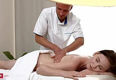 whoa runaway bride milly from hot pearl gets oiled massage creampie riding compilation
